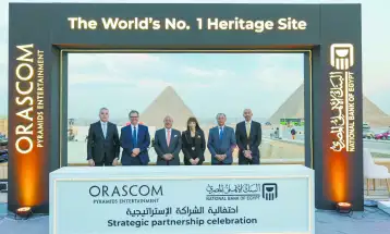 البنك الأهلى يجدد شراكته مع أوراسكوم بيراميدز  «OPE»