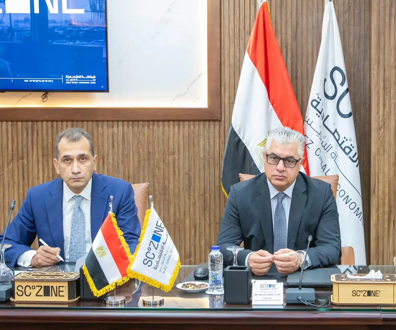 رئيس اقتصادية قناة السويس يستقبل وفد البنك الأوروبى لمناقشة المجالات ذات الاهتمام المشترك
